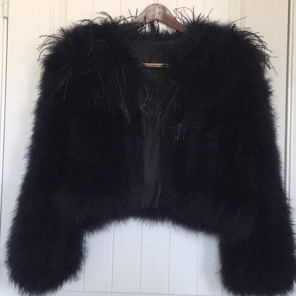 Faux ostrich coat - Picture 6 of 6